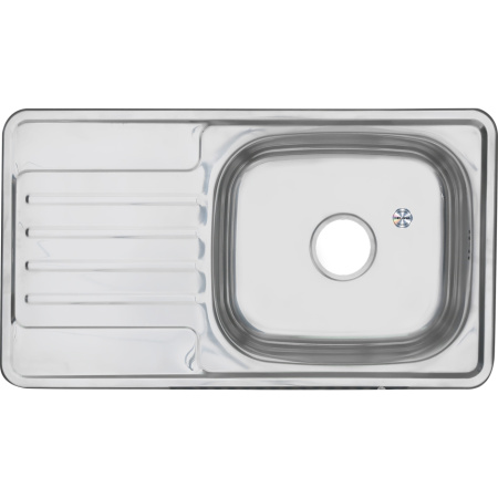 Кухонная мойка Melana 113/2 (*10) 76х42 цвет хром