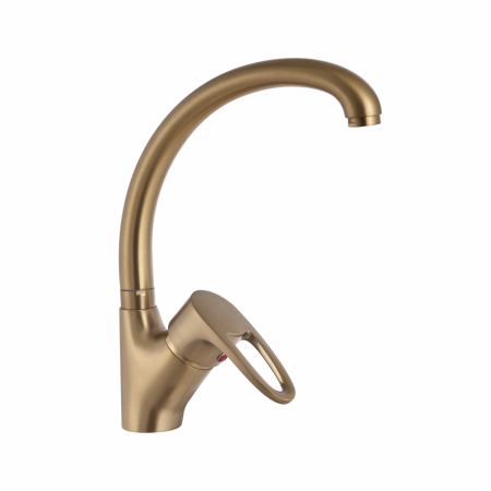 Смеситель для кухни Fashun A4165-21 на мойку бронза