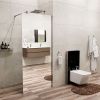 Душевая перегородка Wasserkraft Rur 30W 30W44-MR 100х200 стекло зеркальное профиль хром