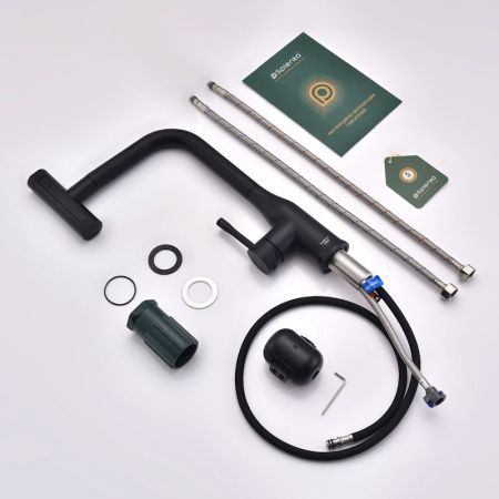 Смеситель для кухни Splenka S206 S206.49.06 на мойку черный