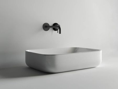 Раковина из сантехнического фарфора Ceramica Nova ELEMENT CN5004 60х40 накладная цвет белый без отверстий под смеситель