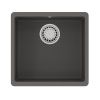 Кухонная мойка LeMark Sinara 440-u 9910071 45х40 цвет серый поверхность матовая