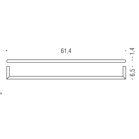 Полотенцедержатель Colombo Mini B4011.NM