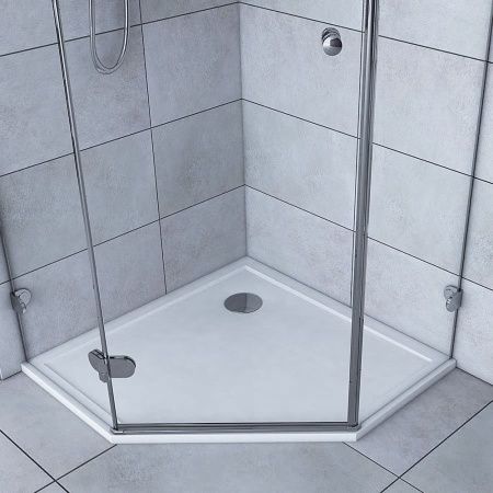 Душевой поддон из искусственного камня Aquaton Калифорния 1A714936CA010 100х100 белый