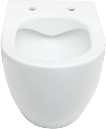 Чаша унитаза подвесная Allen Brau Reality 4.32006.20 цвет белый без сиденья безободковая каскадный смыв