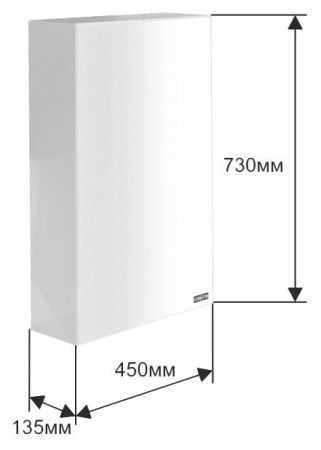 Зеркало-шкаф СанТа Стандарт 113001 50х70 подвесной цвет белый
