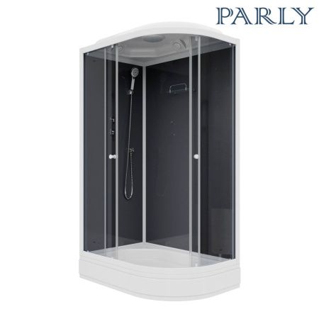 Душевая кабина Parly Classic CM121L 120х80 асимметричная с крышей