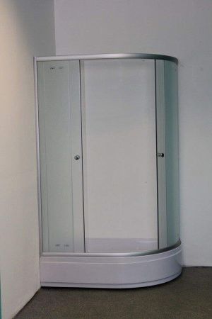 Душевой уголок Parly ZFM1201L 120х80 стекло матовое профиль хром с поддоном