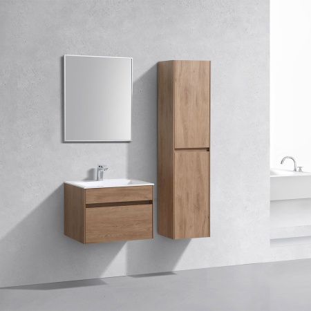 Тумба под раковину Vincea Chiara VMC-2C600NO 60х50 подвесная цвет коричневый