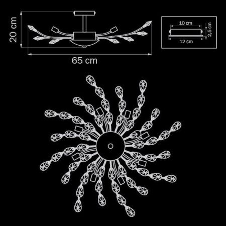 Люстра потолочная Lightstar Isabelle (Исабелле) 791182