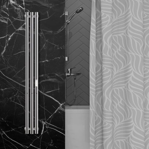 Полотенцесушитель Indigo Style 3 LSE120-13Rt 13х120 электрический хром - фото 5