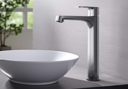 Смеситель Aquatek ОБЕРОН AQ1204CR на раковину хром без термостата