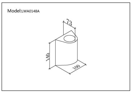 Уличный настенный светильник Designled JY 00-00002803