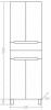 Шкаф-пенал СанТа Лондон 524004 60х190 напольный цвет белый