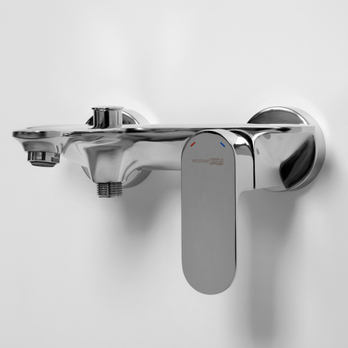 Смеситель для ванны WasserKRAFT Dinkel 5800 5801 настенный хром - фото 2