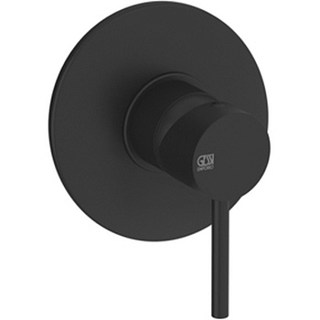 Смеситель Gessi Emporio Via tortona 18761#299 встраиваемый в стену черный без термостата