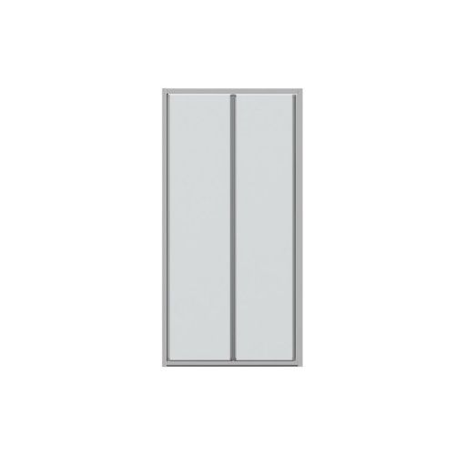 Душевая дверь Bravat Line BD100.4121A 100х200 стекло прозрачное профиль хром