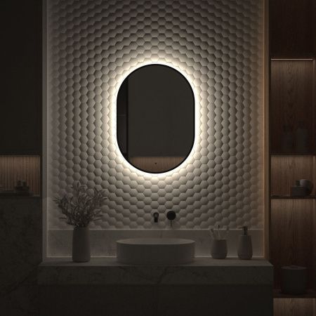 Зеркало с подсветкой Defesto AURA DF 2923R 50х70 подвесное