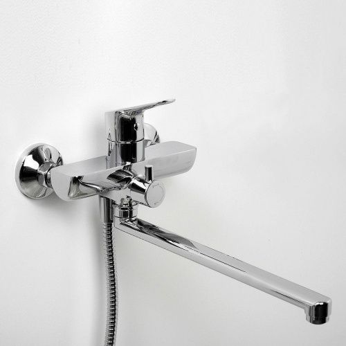 Смеситель для ванны Wasserkraft Lippe 4500 4502L настенный хром - фото 3