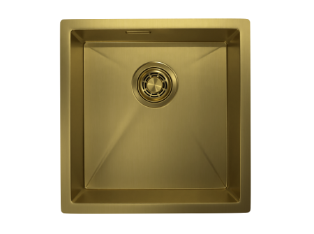 Кухонная мойка Granula 4445U, ЗОЛОТО САТИН 44х45 цвет золото сатин поверхность матовая
