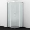 Душевой уголок Wasserkraft Main 41S 41S03M 90х90 стекло матовое профиль хром без поддона