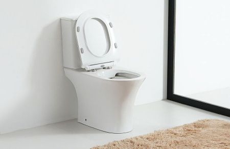 Унитаз напольный с бачком Orange C01-000W белый с сиденьем микролифт душевой смыв