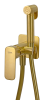 Гигиенический душ со смесителем Daniel TA645BP4DCDP золото