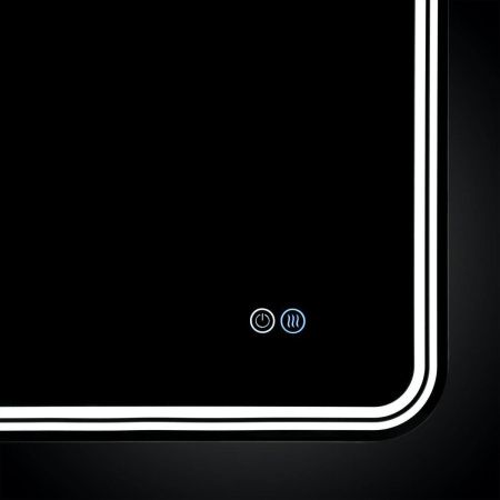 Зеркало с подсветкой и антизапотевателем Vincea VLM-3MA600-2 60х80 подвесное