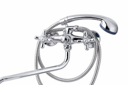 Cмеситель для ванны и душа TSARSBERG TSB-111-98 настенный хром