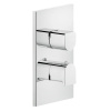 Смеситель для душа Gessi Rilievo 59136#031 встраиваемый в стену хром с термостатом (внешняя часть)