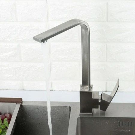 Смеситель для кухни Fashun A54018 на мойку сатин