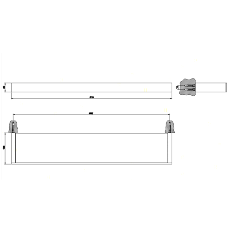 Полочка Gessi Rettangolo 20945#031