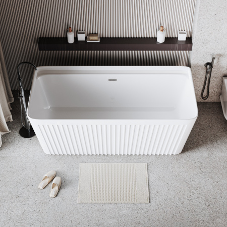 Ванна акриловая Grossman Cristal GR-28041 160х75 отдельностоящая прямоугольная с каркасом