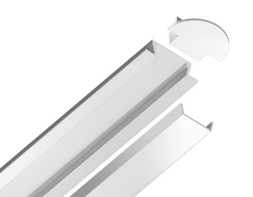 Алюминиевый встраиваемый профиль Ambrella Light Alum Profile (Алум Профиле) GP1001WH - фото 3