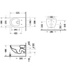 Унитаз подвесной Duravit Architec 45726900A1 (257209+006969) белый с сиденьем микролифт безободковый