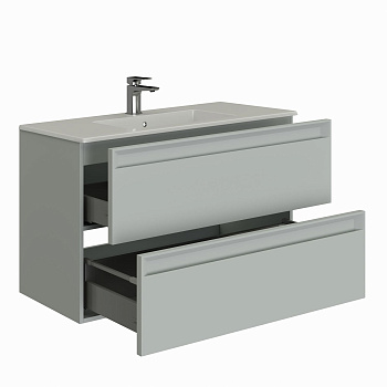Тумба под раковину Allen Brau Eclipse 2.0 1.E1002.PWM 2.0 80х46х63 подвесная цвет серый