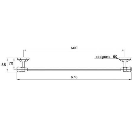 Полотенцедержатель Stella Casanova CS 10002 CR00