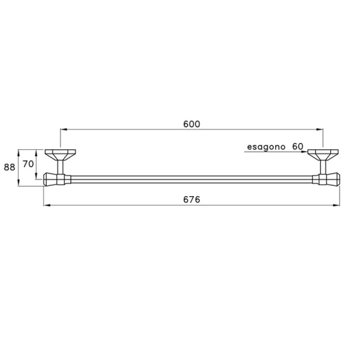 Полотенцедержатель Stella Casanova CS 10002 CR00 - фото 2