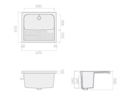 Раковина из сантехнического фарфора Galassia Osiride 2003 60х60 накладная цвет белый 1 отверстие под смеситель