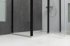 Душевой уголок Allen Brau Priority 3.31030.BBA + 3.31048.BBA 100х100 стекло прозрачное профиль черный без поддона