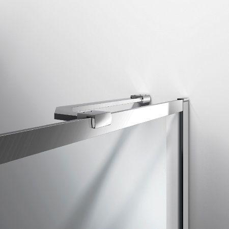 Душевая шторка на ванну Vincea VSB-41700CL 70х140 стекло прозрачное профиль хром ориентация универсальная
