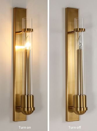 Светильник настенный Delight Collection Wall lamp (Валл ламп) 88042W brass
