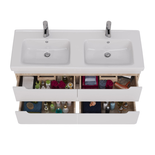 Тумба под раковину LeMark Olivia LM08OL125T 120х44,5х54 подвесная - фото 3