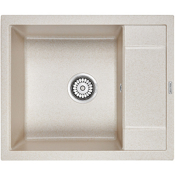 Кухонная мойка Paulmark FLUGEN 50-600 PM216050-BE 60х50 цвет бежевый