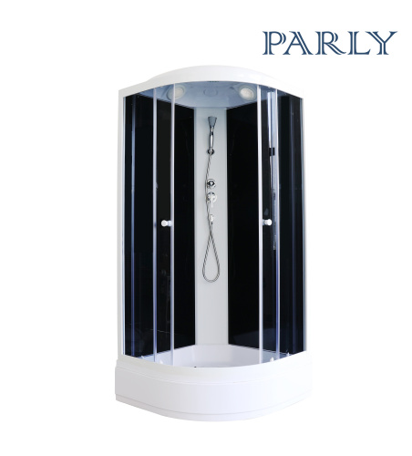 Душевая кабина Parly Classic ECM921 90х90 четверть круга с крышей - фото 2