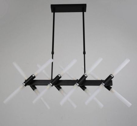 Люстра подвесная Lumina Deco Alford (Алфорд) LDP 6036-16 BK