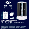Душевая кабина Taliente TA-9090G 90х90 четверть круга с крышей ориентация универсальная