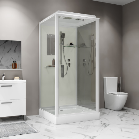 Душевая кабина Niagara Standart ST80/15Q 80х80 квадратная с крышей ориентация универсальная Душевая кабина Niagara Standart ST80/15Q 80х80 квадратная с крышей ориентация универсальная