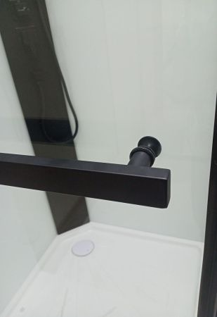 Душевая кабина Cerutti SPA CHIKA901B 90х90 пятиугольная без крыши ориентация универсальная