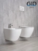 Унитаз подвесной Gid Convexo 61107Y белый с сиденьем микролифт безободковый смыв торнадо